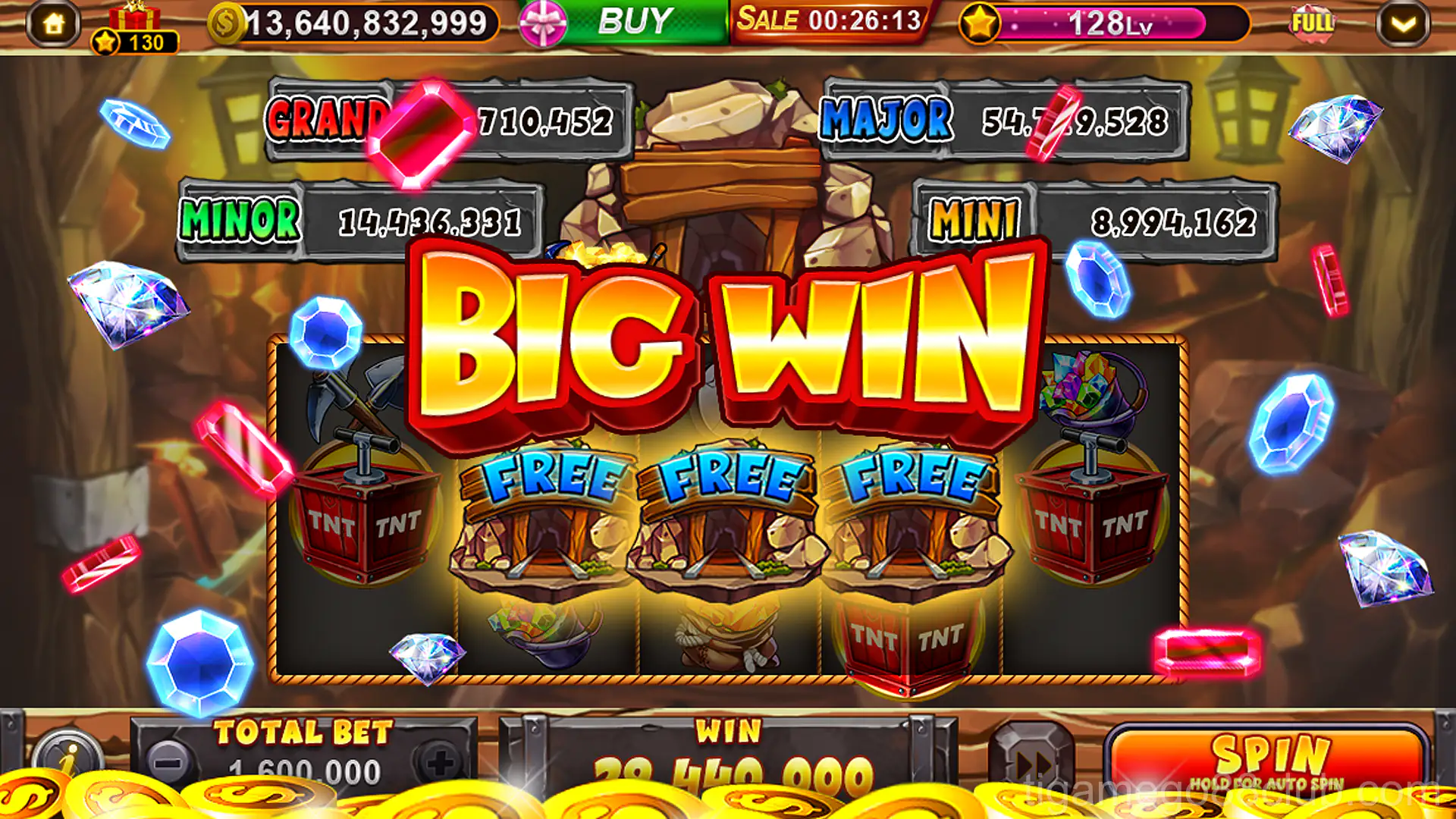 Giao diện game Tài Xỉu Go88 trên di động
